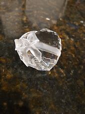 Vintage SWAROVSKI CRYSTAL SWEETHEART with Frosted Bow - Mint Condition  picture