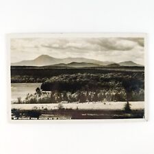 Patten Maine Mount Katahdin RPPC Postcard 1930s Real Photo Landscape Art D1221 picture