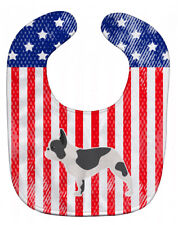 USA Patriotic French Bulldog Baby Bib BB3341BIB picture