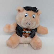 Vtg Harley Davidson Biker Hog Pig 7