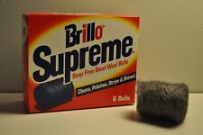 Vintage Brillo Supreme Steel Wool Balls in Original Box Advertising 1998 picture