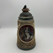 1993 BUDWEISER FIRST HUNT SERIES SPRINGER SPANIEL STEIN MIB AWESOME picture