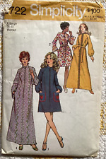 VTG 1971 misses' & women robe pattern X large size 38-40 picture