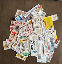 Lot of 100 Vtg Grocery Coupons No Expiration Ephemera Advertising Collectible picture