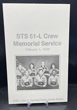 1986 CREW OF THE CHALLENGER STS MEMORIAL SERVICE JFK SPACE CENTER FLORIDA 2/1/86 picture