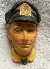 Vintage SEA CAPTAIN 1972 Bossons Chalkware Congleton England picture