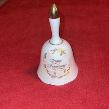 Vintage George Good Happy Anniversary Porcelein Wedding Bell Decor Collection picture
