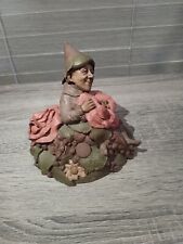 Vintage 1985 Cairn Studios Tom Clark “Nunny” Gnome Figurine - Flowers/Signed picture
