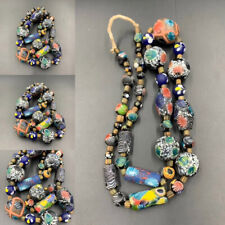 Authentic beautiful vintage african glass beads,genuine african glass beads. picture