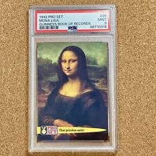 MONA LISA - 1992 GUINNESS BOOK OF RECORDS #35 -  PSA 9 MINT picture