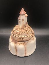 Coover Pottery Royal Castle Treasure Trinket  Box Approx. 4.5” High picture