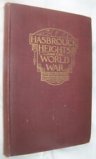 c1919 ANTIQUE WWI HASBROUCK HEIGHTS NJ in WORLD WAR SOLDIER HISTORY BOOK ROSTER picture