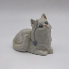Vintage PG White Ceramic Kitty Cat Figurine picture