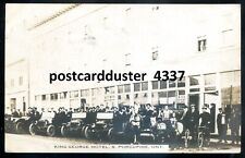 PORCUPINE Ontario 1917 King George's Hotel Old Cars. Real Photo Postcard picture