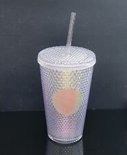 2023 Starbucks Clear Iridescent Unicorn 16 oz Studded Tumbler Cold Cup BRAND NEW picture
