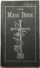 The Mass Book, Antique 1922 Holy Devotional Prayer Booklet. picture