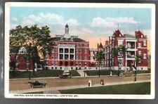Central Maine General Hospital Lewiston ME White Border Postcard Not Posted picture