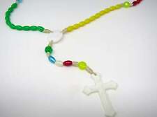 Vintage Christian Catholic Rosary: Beautiful Colorful Beads Design picture