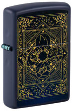 Zippo Elements Design Navy Matte Windproof Lighter,48958 picture