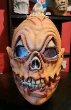 Cinema Secrets Jack O Lantern Skinned Face Mask Latex Pumpkin Spirit Halloween picture