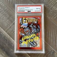 2021 G.A.S. Trading Cards Czarface Lamour Supreme Auto /50 PSA 8 None Higher picture