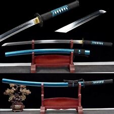 T10 Steel Clay Tempered  Handmade Japanese Samurai Katana Sword Sharp  picture