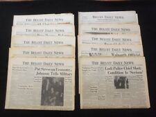 1963-69 THE BELOIT DAILY NEWS NEWSPAPER - BELOIT, WISCONSIN -LOT OF 10- NP 8079 picture