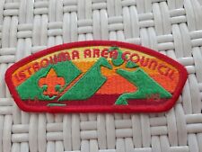 BSA ISTROUMA AREA COUNCIL OA 479 FLAP RARE VARIETY GREEN AND RED JSP CSP MINT picture