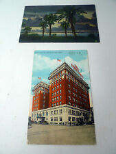 Postcard Lot 2 Posted 1931 Hotel Paso Del Norte ElPaso 1941 Corpus Christi TEXAS picture