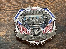 Rare U.S. Embassy Kinshasa MSG Marine Corps Security Detachment Challenge Coin. picture