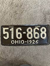 1926 Ohio License Plate - 516 868 - Very Nice Oldie picture