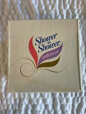 Vintage Shower to Shower Body Powder with Puff 8 oz NEVER Used Talcum picture