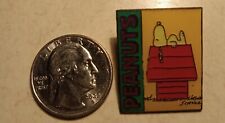 VINTAGE Peanuts SNOOPY on his DOGHOUSE Metal Alloy Enamel Pin picture