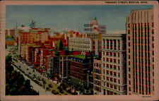 Postcard: PARKER HOUSE under HERALD TRAVELER TREMONT STREET, BOSTON, M picture