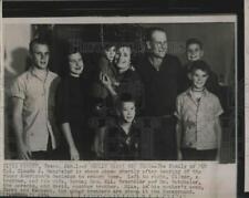 1953 Press Photo Kermit, Tex.-The family of POW Corporal Claude J. Batchelor picture