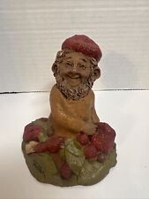 VTG 1983 Tom Clark Resin Gnome Figurine “PATCH” Strawberries~#69 (B-1) picture