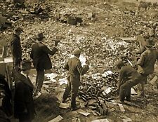 1923 Prohibition - Destroying Liquor Vintage Old Photo 8.5