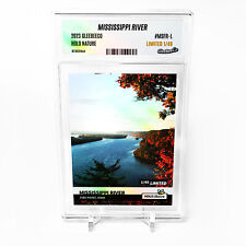 MISSISSIPPI RIVER Photo Card 2023 GleeBeeCo Holo Nature Slabbed #MSFR-L /49 picture