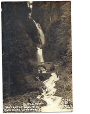 c1910 Wahkeena Falls Columbia River Highway Oregon OR RPPC Real Photo Postcard picture