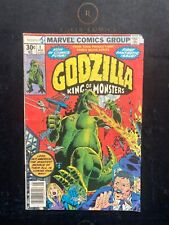 RARE VG+ GODZILLA #1 (1977) Marvel; Moench, Trimpe; Nick Fury/SHIELD; picture