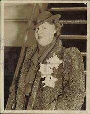 1940 Press Photo Political columnist Dorothy Thompson - nei05890 picture