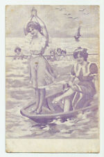 Ladies Swimming Dresses Postcard c1910 picture