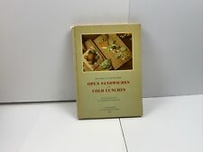 Rare Vintage Danish Cookbook 1955- Open Sandwiches and Cold Lunches Cookbook picture
