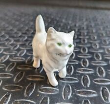 White Persian Cat Kitten Porcelain Ceramic  Vintage Figurine Statue Sculpture  picture