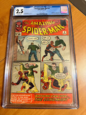 Amazing Spider-Man #4  CGC 2.5 Origin & 1st app. Sandman 1963 picture