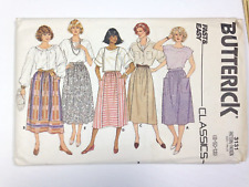 Vintage Butterick Uncut Sewing Pattern 3131 Skirts Size 8 - 10 - 12 picture