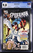 Spider-Man #53 Newsstand CGC 9.8 NM/M Venom Scream Grim Hunter App. Tom Lyle Art picture