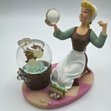 Disney Cinderella “Cleaning Bubbles” Snow Globe Gus n Jack Rare Collectable picture