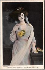 Vintage 1900s MISS GAYNOR ROWLANDS Postcard British Welsh Singer Actress /Unused picture