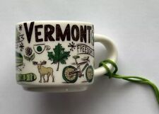 VERMONT Starbucks 2 oz. Espresso Cup 'Been There Series' Ornament (NEW IN BOX) picture